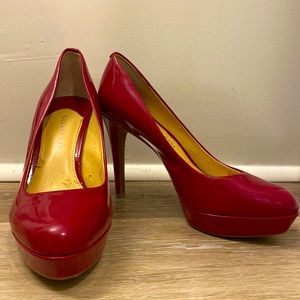 Gianni Bini cherry red heels